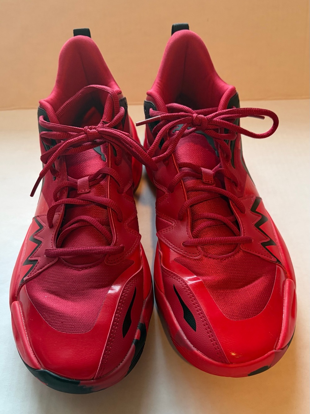 PUMA Genetics Club Red Basketball Shoes Red Black Men’s Size 13 309691-04